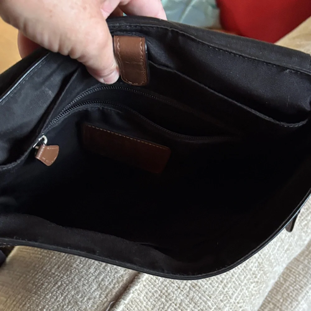 Coach Brown Leather Messanger Bag